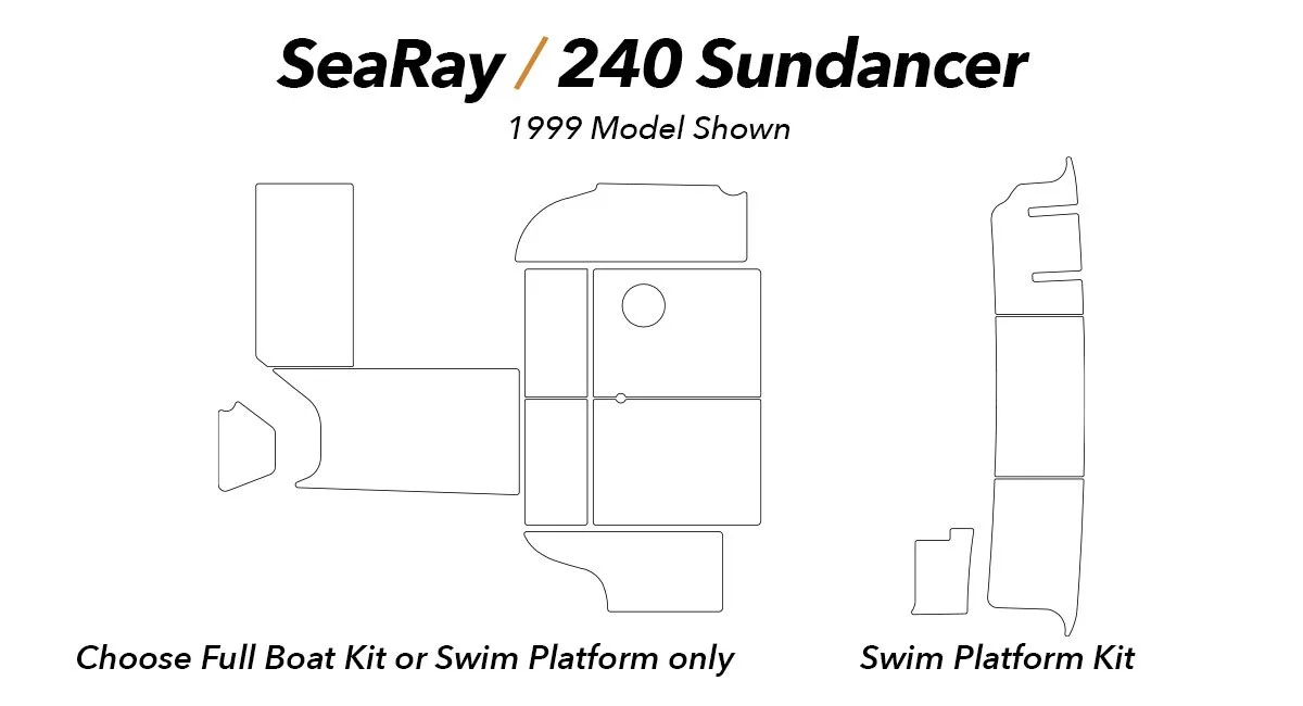 Seaページ SeaRay 240 Sundancer '99 — Dek Designs